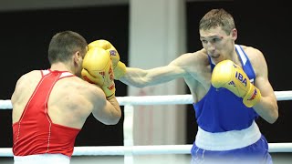 Andrey Zamkovoy (RUS) vs.  Alisa Sharifov (RUS) Strandja Tournament 2022 (71kg)