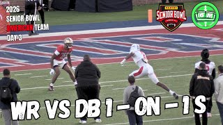 2026 Senior Bowl Day 3 | WR vs DB 1 on 1s | American Team