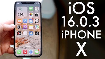 iOS 16.0.3 On iPhone X! (Review)