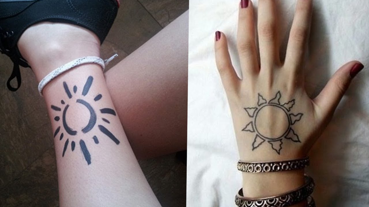 Warm and Bright Sun Tattoo Ideas Warm and Bright Sun Tattoo Ideas