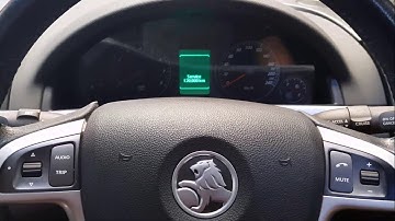 Holden VE Commodore Service Light Reset - Maintenance light reset