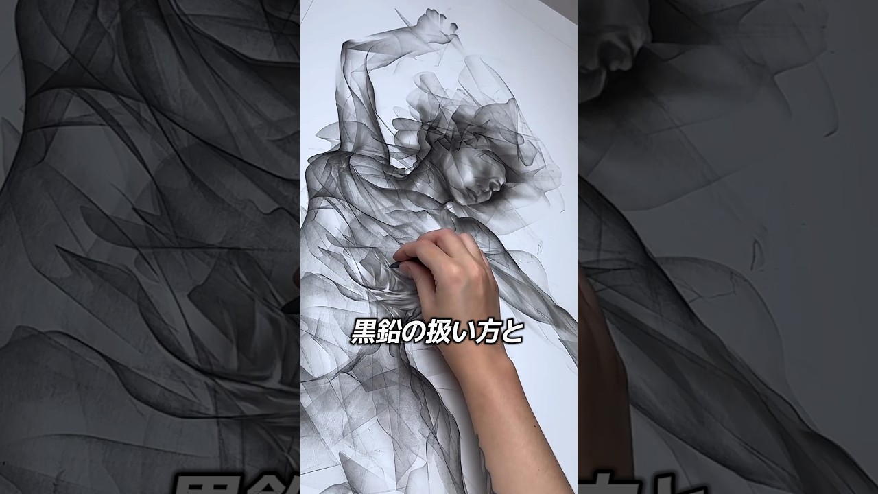 線で動きを描く作家 #アート