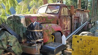 RARE 1958 Mack B21 Fire Truck WILL IT RUN After 30 Years Of Sitting?