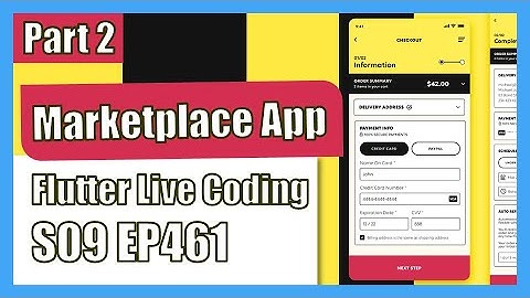 [Flutter] Flutter Live Coding EP461 (Marketplace App Part 2)