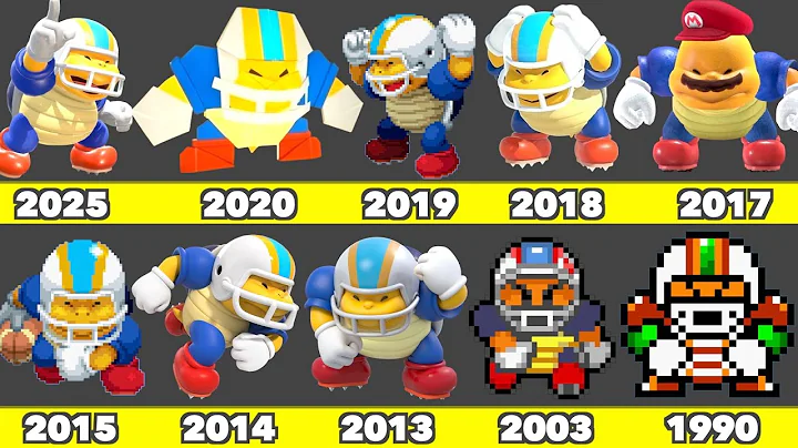 Evolution of Chargin' Chuck Game Graphics In Nintendo Games (1990-2025)