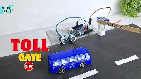 How to make Toll Gate Using Arduino UNO Project For School #mrprotech #diy #tech #diyprojects 