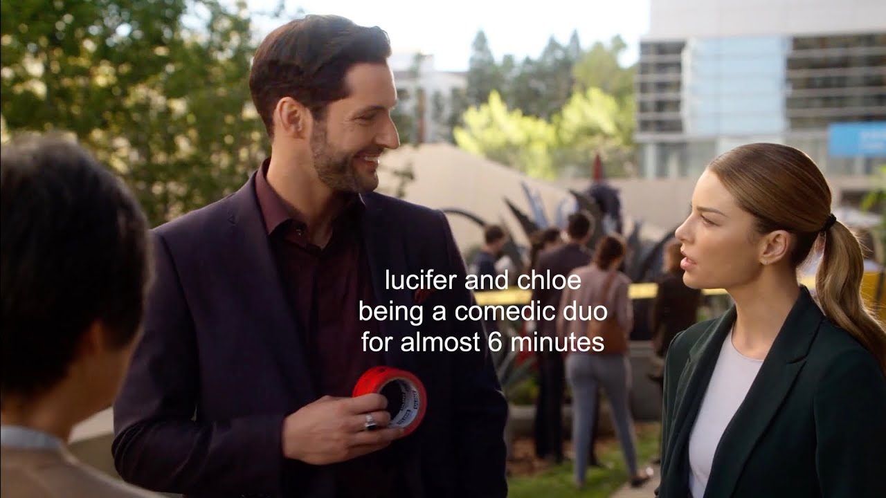 Lucifer and chloe being a comedic duo for almost 6 minutes