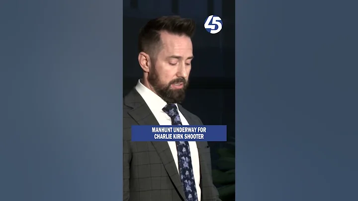 A manhunt is underway for the shooter who killed conservative activist Charlie Kirk