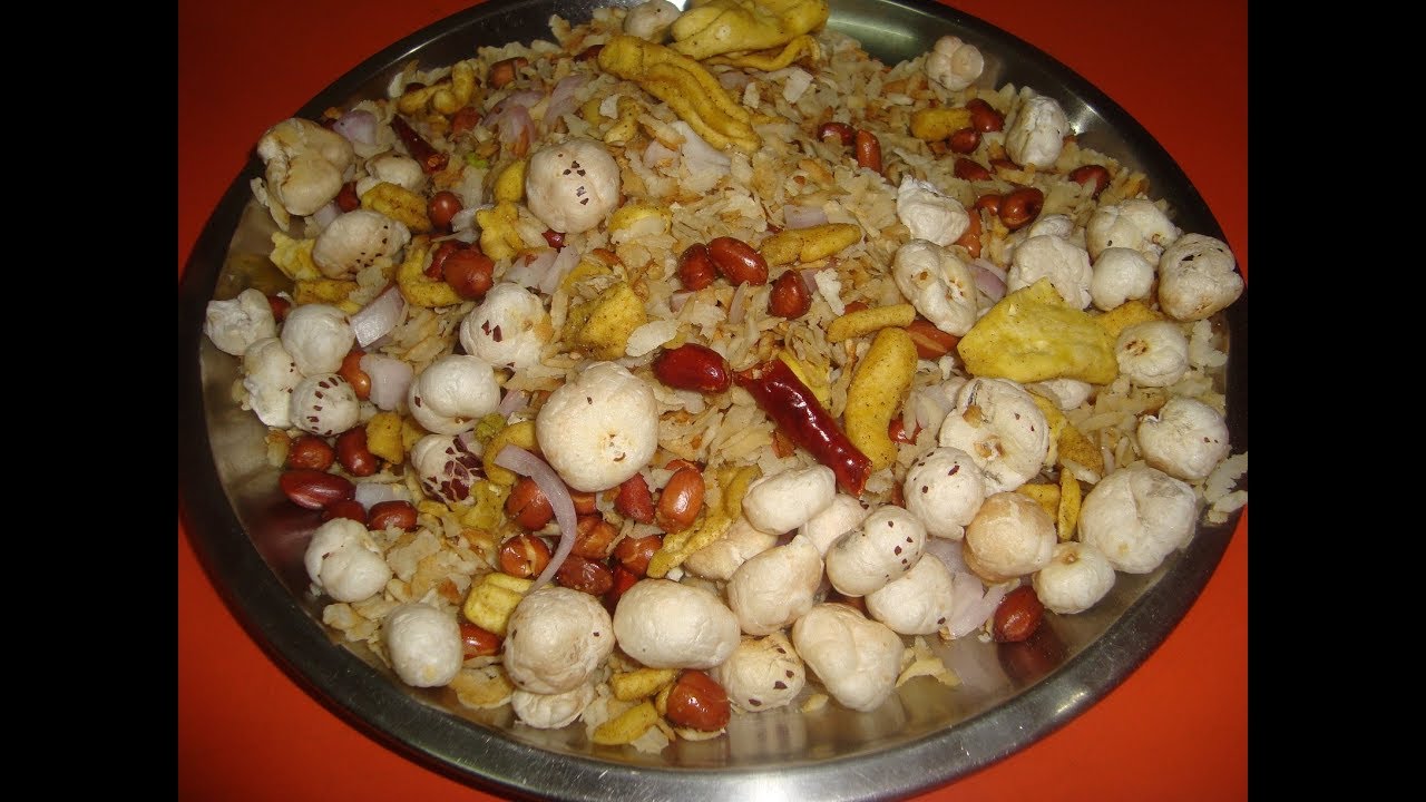 How to Make CRUNCHY Roasted flattened rice, Indian tea time snack - YouTube