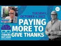 Paying more to give thanks