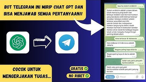 Cara Menggunakan OpenAI/ChatGPT di Telegram