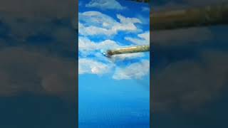 アートパネル【ネモフィラの丘】#油彩画 #芸術   #油絵 #絵  #アート      #oil #painter #Paintingsea #Peinture　#風景　#ネモフィラ