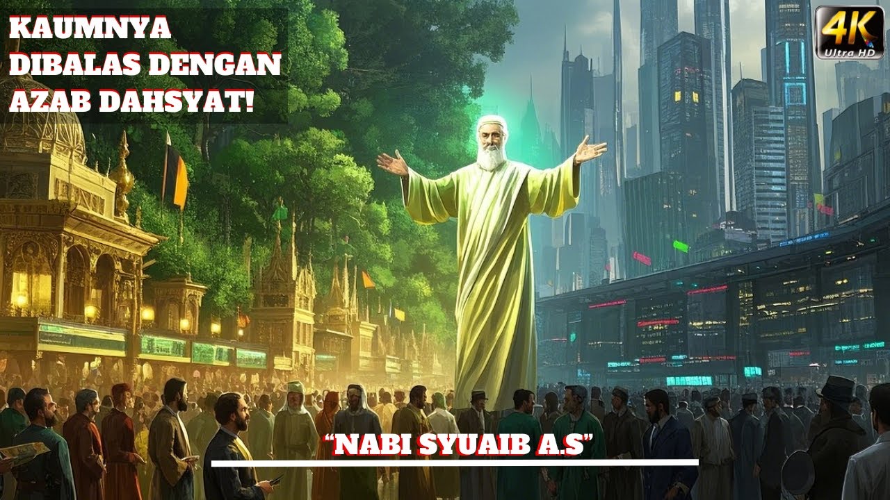 KISAH NABI SYUAIB A.S & AZAB DARI ALLAH SWT - YouTube