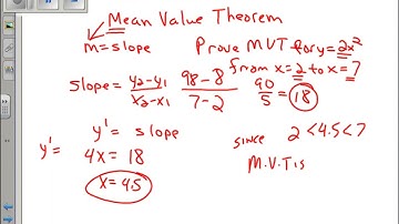 Lesson 1 Average Value Theorem