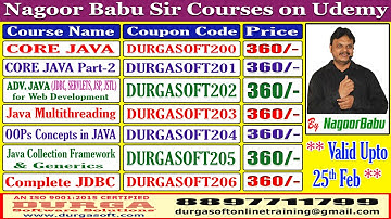 Nagoor Babu Sir Courses on Udemy