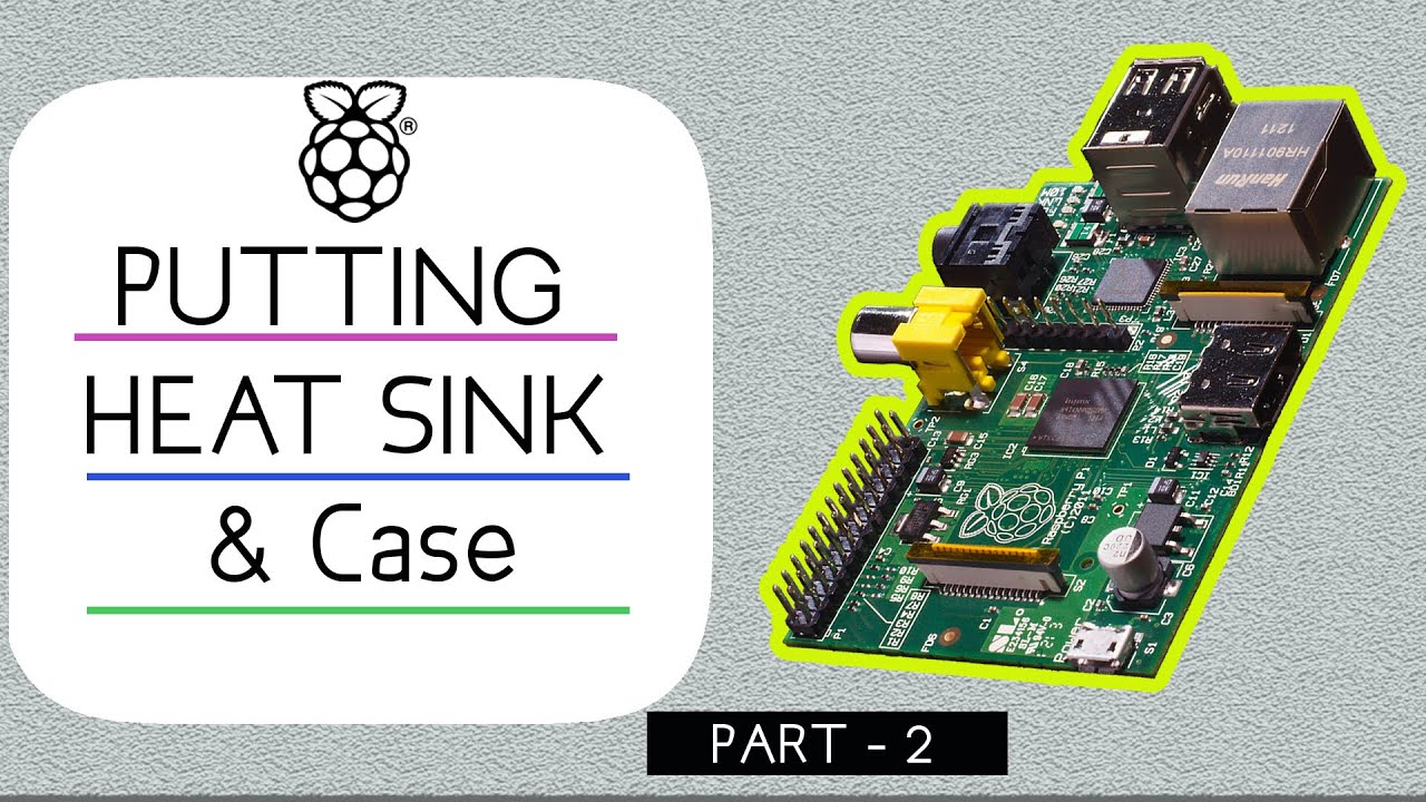 Raspberry Pi 3 Heat Sink Installation With Case