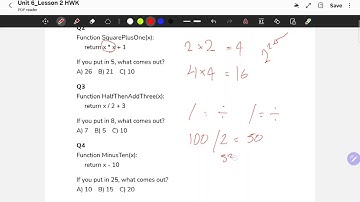Unit 6: Lesson 2 HWK [GUIDE]