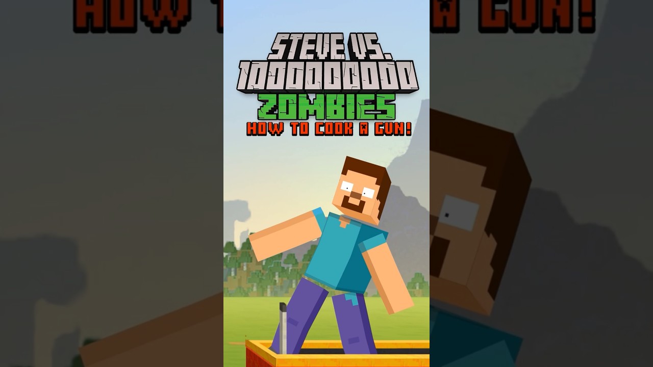 Steve Vs. 1 Billion Zombies 🧟‍♂️ | Episode 3 – How to Cook a Sword! ⚔️🔥 | Minecraft Animation