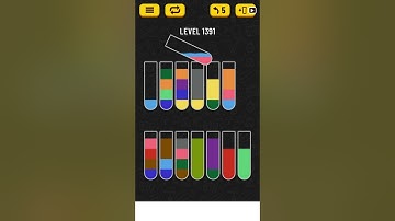 【Water Sort Puzzle】 Level 1391