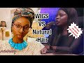 Wigs vs natural hair  woman says dont wear your natural hair to my event