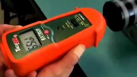 Extech RPM10 Laser Tachometer and IR Thermometer