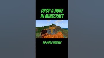 OP Nuclear Weapon in Minecraft #commandblock #minecraft #minecraftgameplay #gaming