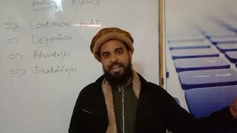 auditing, continuous audit, advantages and disadvantages