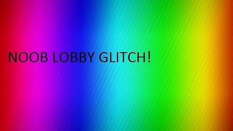 Noob lobby glitch black ops 2 2015