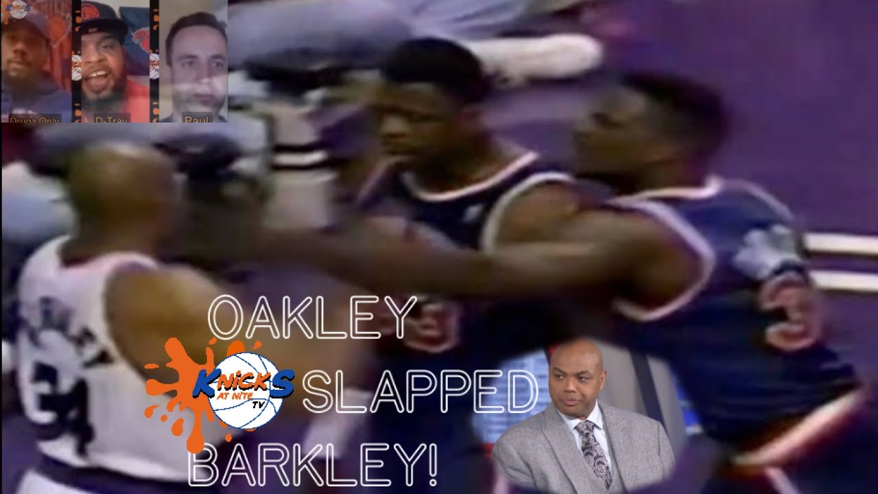 Charles Oakley slaps Barkley | Meeting Anthony Mason & Cassidy | 90s Knicks  & Knickstape | W/ Guest - YouTube