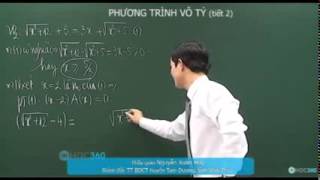 Phương trình vô tỷ 2   YouTube