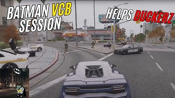 Batman picks up DuckerZ after his car goes out & COOKS | GTA 5 RP NoPixel 4.0