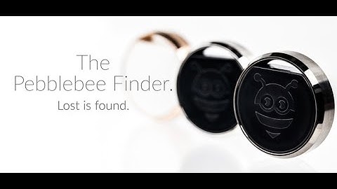Pebblebee® Finder - Lost is found.