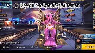 My Backpack Collection in Freefire 👑❤️ Freefire 👑🔥 Trending Viral Video