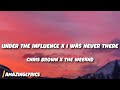 under the influence x i was never there (TikTok Remix) lyrics