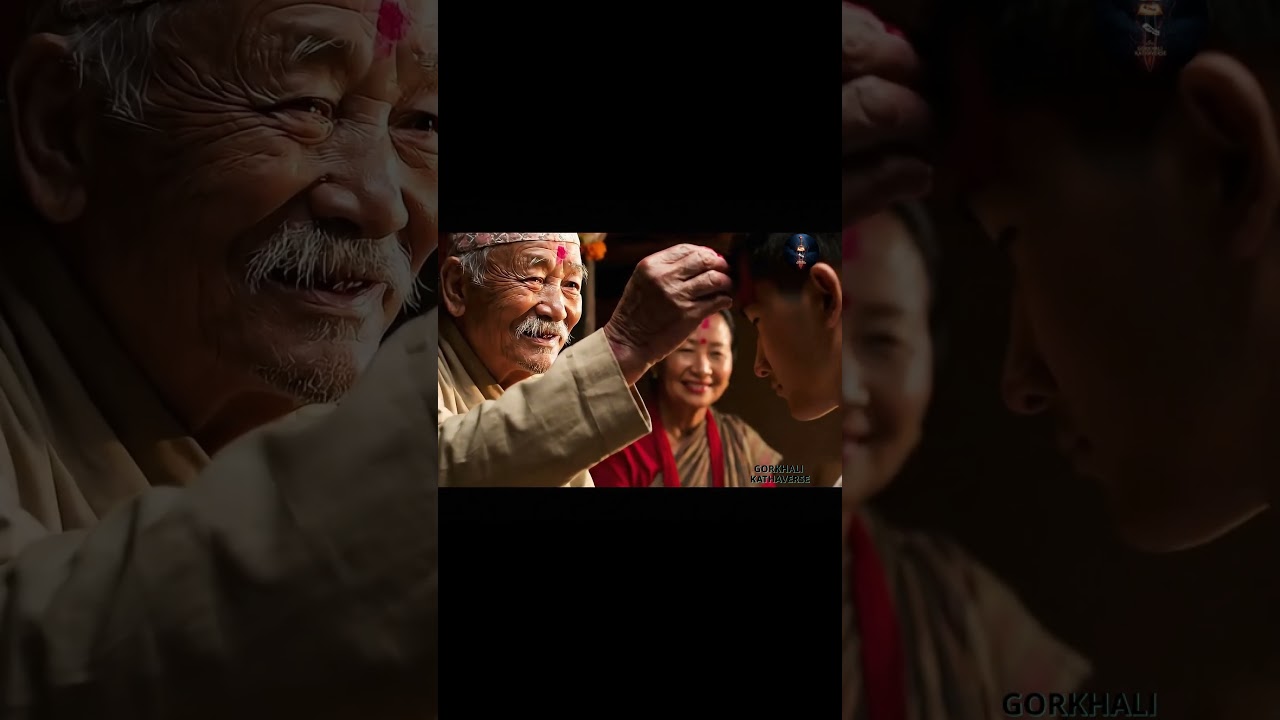 आमाबुबाको आशीर्वाद🙏निधारमा टीका🇳🇵Dashain Blessing❤️‍🔥Tika & Jamara निधारमा टीका👑Dashain 2025💥Nepali✨