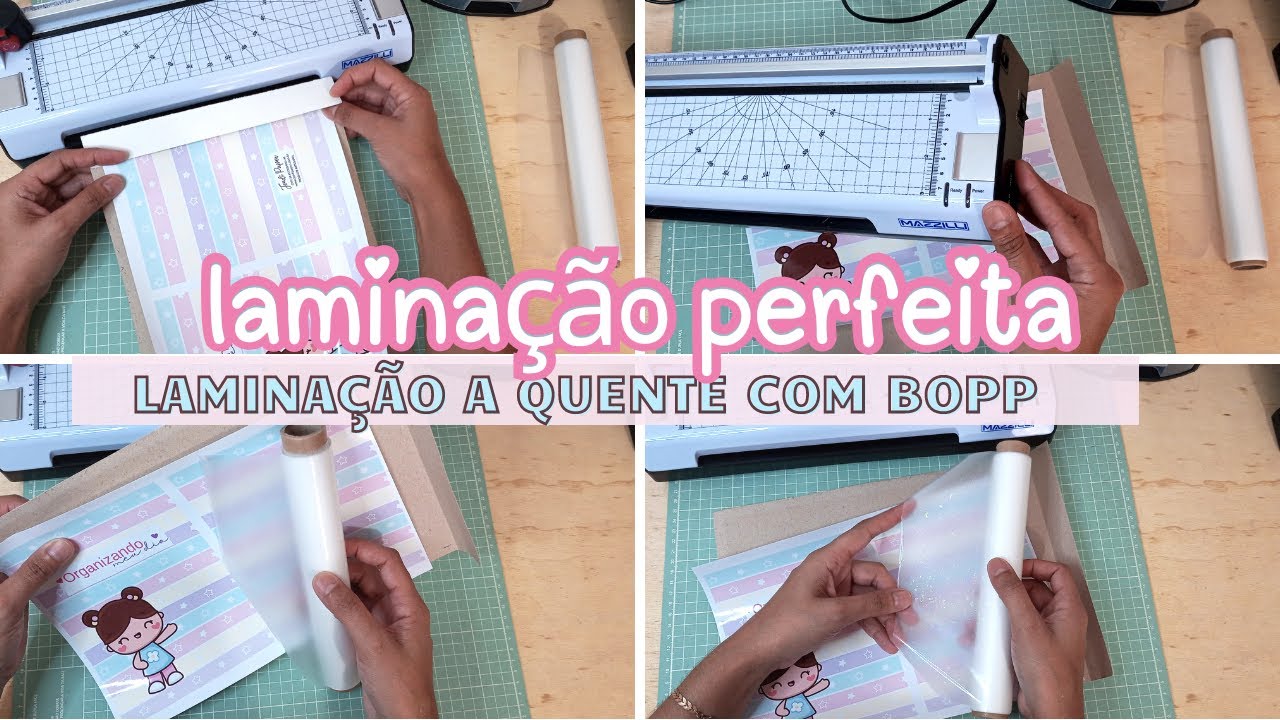 Como fazer uma laminação a quente com bopp sem rugas + diquinhas de laminação