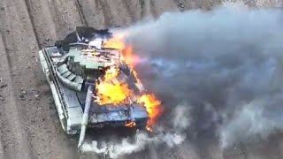 The dumbest Russian tank attack you ever seen! Look what happened!