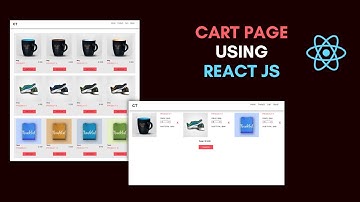 Easy Way to create E-commerce Cart Page In React JS | Shopping cart Page In React JS  for beginner