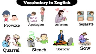 Daily Use English Vocabulary Words Meaning Vocabulary With Sentences