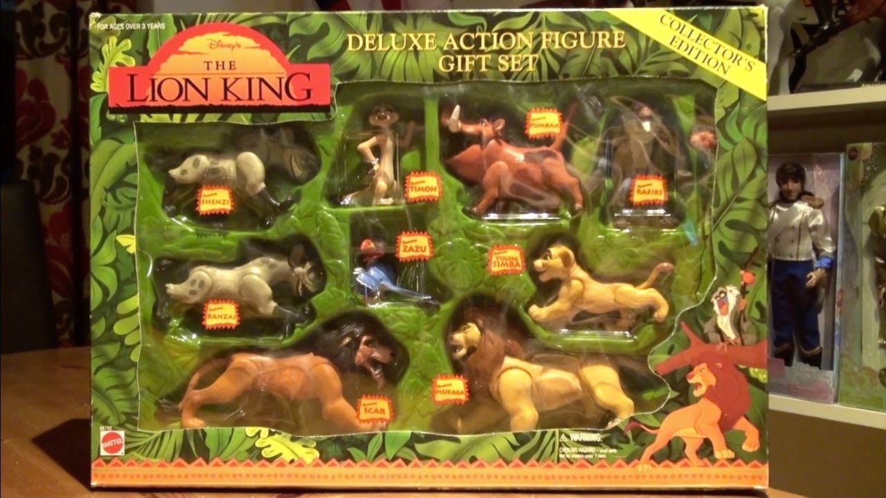 Vintage Disney The Lion King Deluxe Collectible Figure Set (Collector’s ...