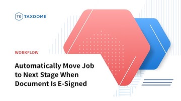 Automatically Move Job to Next Stage When Document Is E-Signed