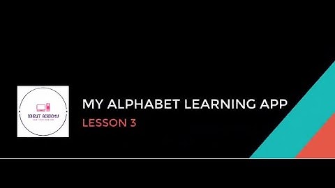 VB.NET | ALPHABET LEARNING SOFTWARE LESSON 3