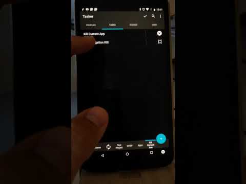 Tasker - Kill Current App