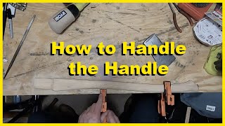 The right way to put on an axe handle