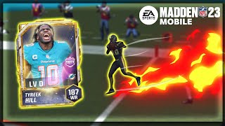 TOTY TYREEK HILL IS TOO FAST!! MADDEN MOBILE 23 ICONIC FOIL TOTY GAMEPLAY!!