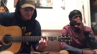 Video thumbnail of "Unaware (Allen Stone cover)- Todd Pritchard and Armani Mayberry"