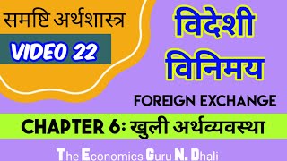 V-22, Chap 4 l विदेशी विनिमय दर l Foreign Exchange Rate