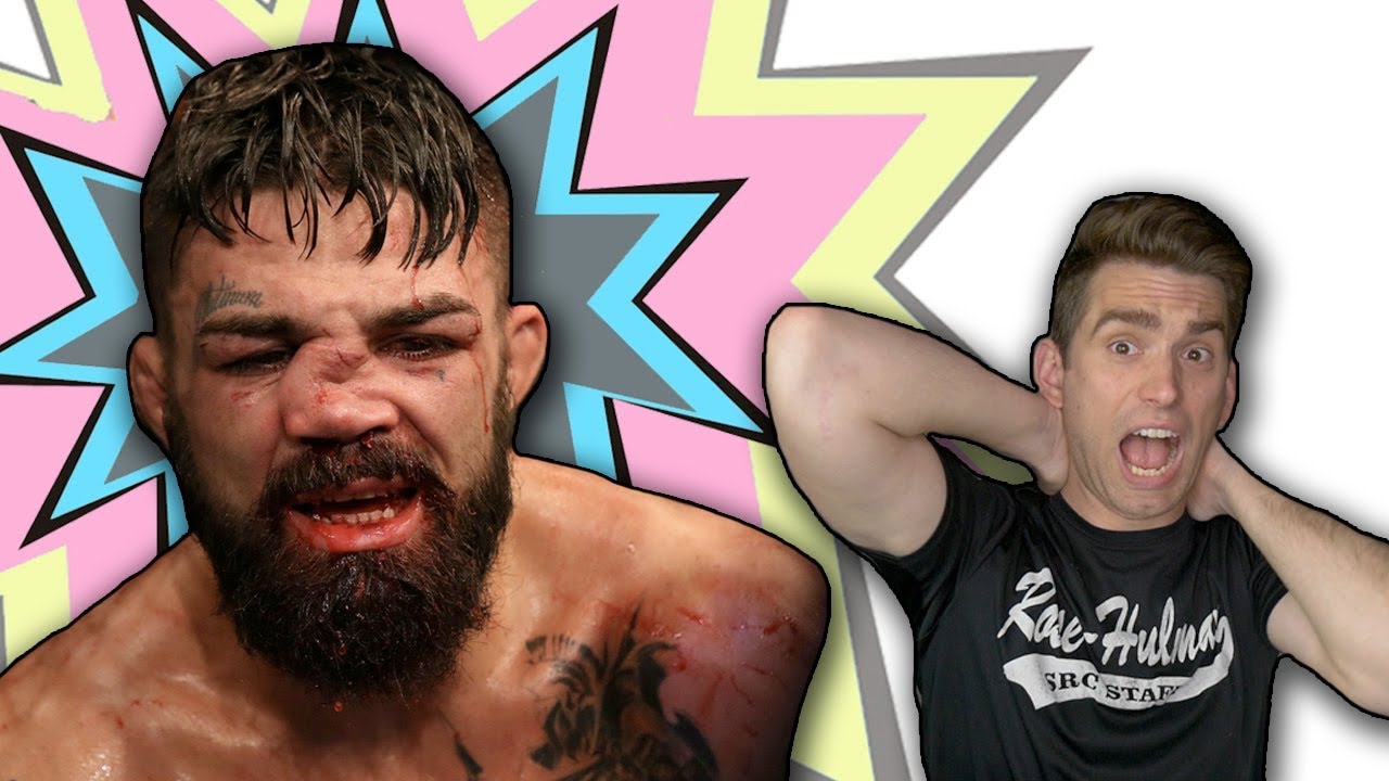 UFC fighter Mike Perry got his nose shattered