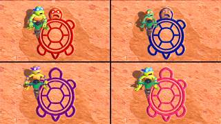 Mario Party Superstars - All Lucky & Survival Minigames with Team Teenage Mutant Ninja Turtles! 4K