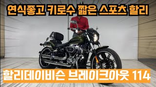 #할리데이비슨 브레이크아읏114 사용검사통과되는 바이크 ( 010-2085-0663 )